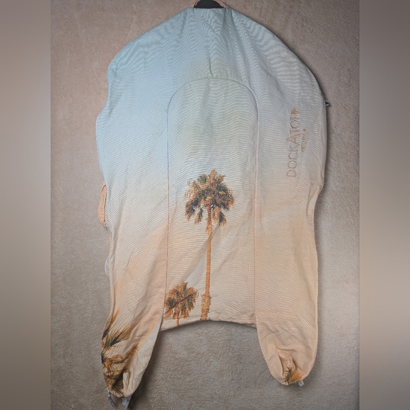 DockATot Deluxe Plus Palm Tree 0-9 Months Cover Only HTF Travel Style Nursery